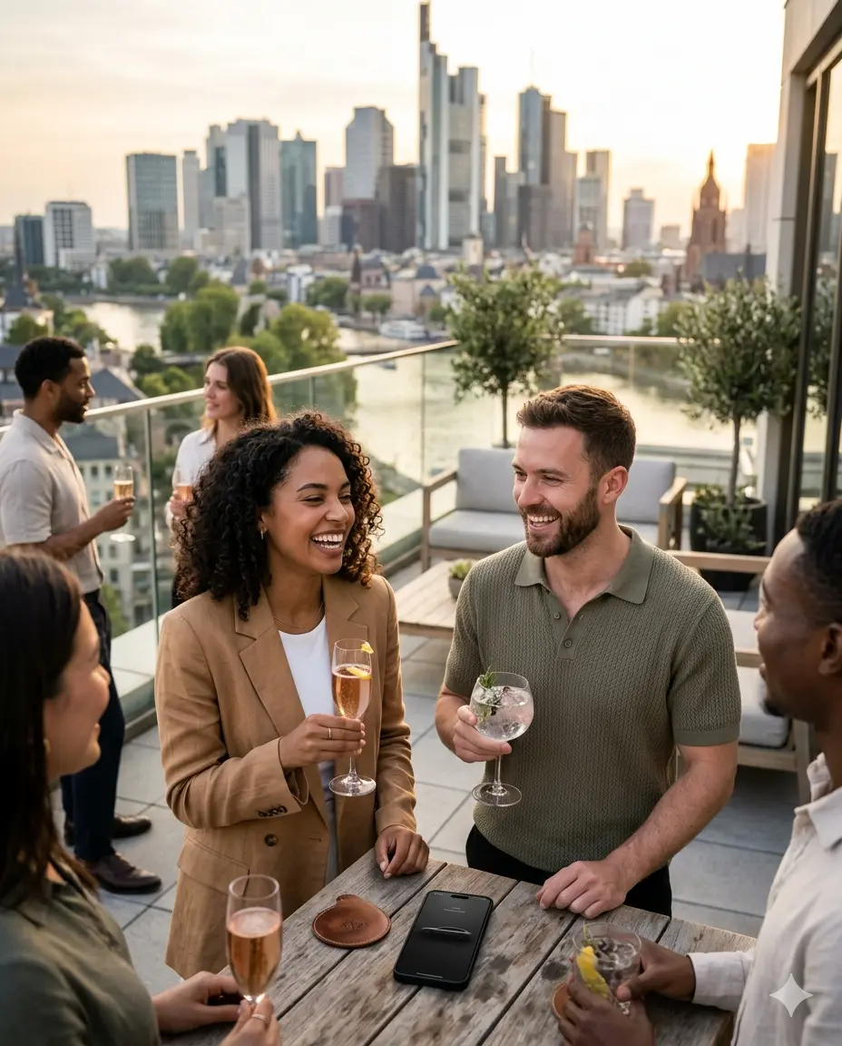 Rooftop-Restaurants und Stadtleben
